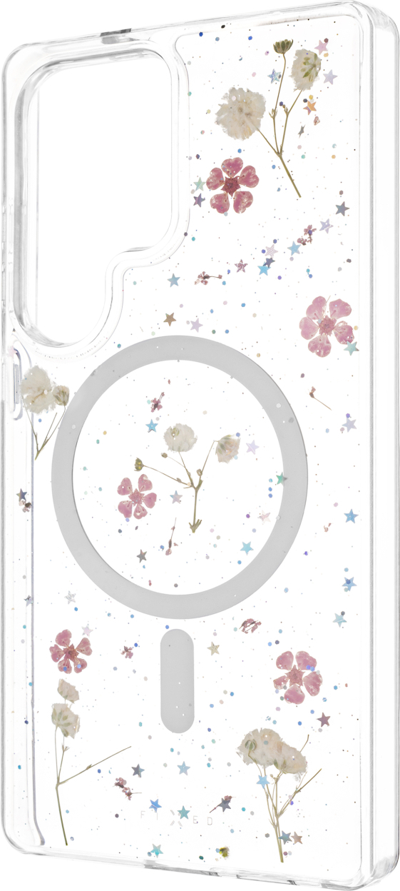 Zadní kryt FIXED MagBloom s podporou MagSafe pro Samsung Galaxy S25 Ultra, Blush Plum