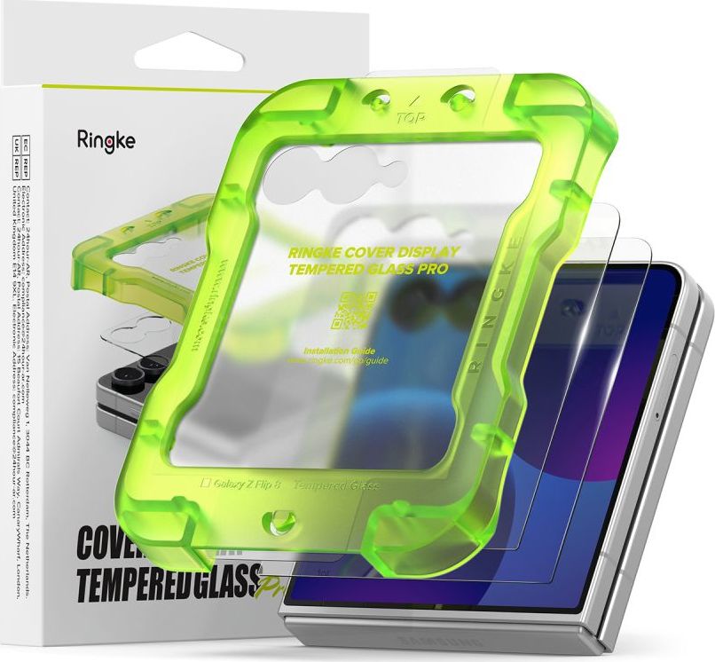 Tvrzené sklo RINGKE COVER DISPLAY PRO 2-PACK (2 kusy) GALAXY Z FLIP 8 s aplikátorem na vnější displej, čiré