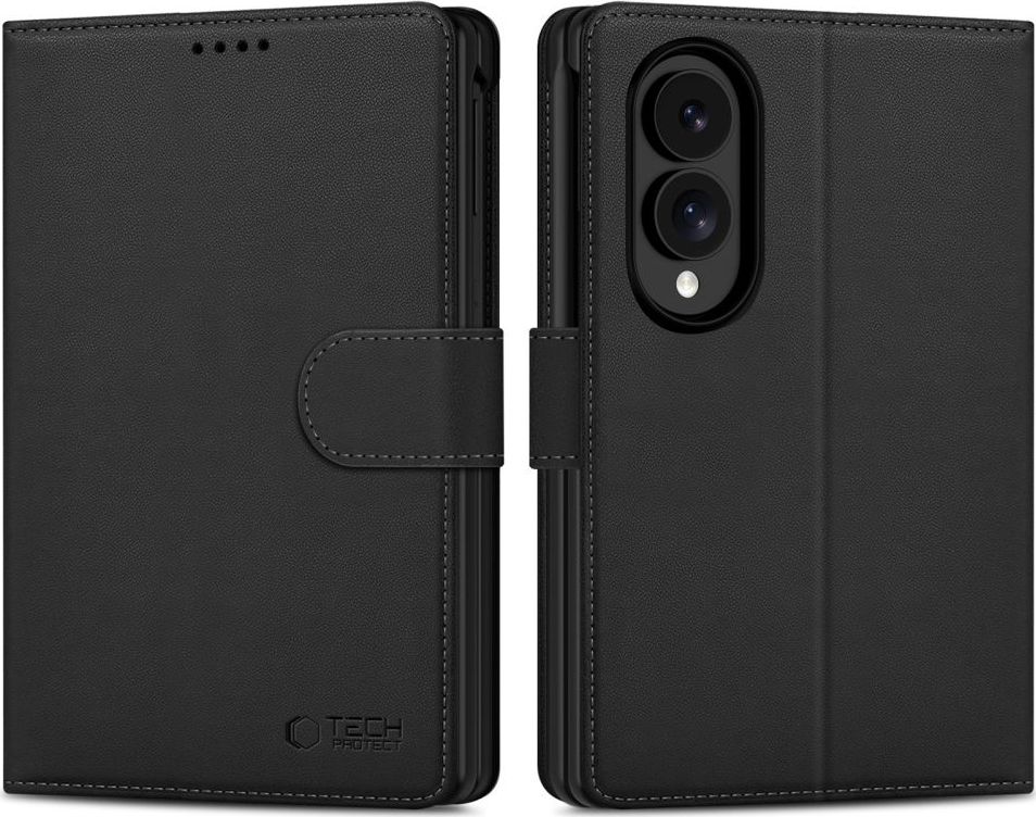TECH-PROTECT KNÍŽKOVÉ ZAVÍRACÍ POUZDRO WALLET GALAXY Z FOLD 8 BLACK