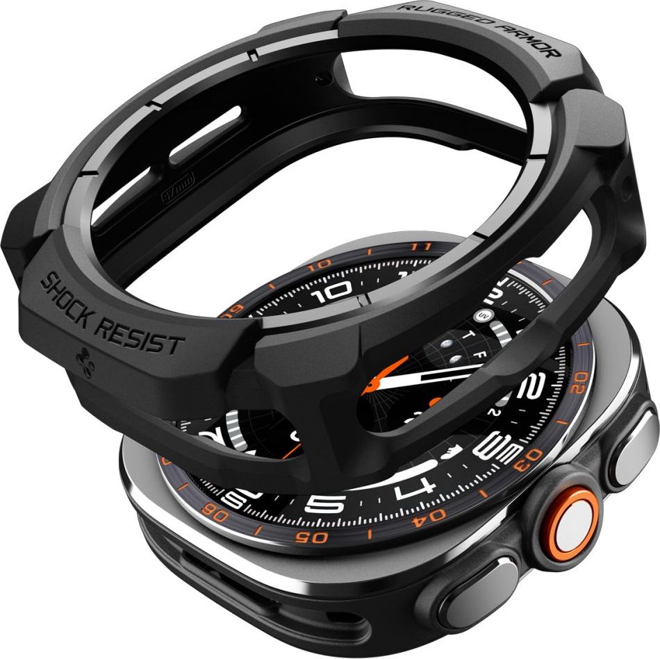 SPIGEN RUGGED ARMOR SAMSUNG GALAXY WATCH ULTRA 2 2026 (47 MM) MATTE BLACK
