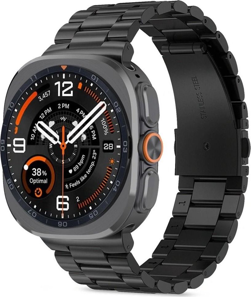 TECH-PROTECT STAINLESS SAMSUNG GALAXY WATCH ULTRA 1 / 2 2024-2026 (47 MM) BLACK