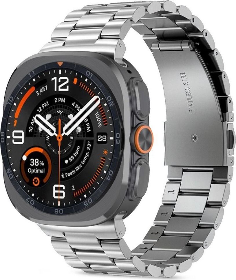 TECH-PROTECT STAINLESS SAMSUNG GALAXY WATCH ULTRA 1 / 2 2024-2026 (47 MM) SILVER