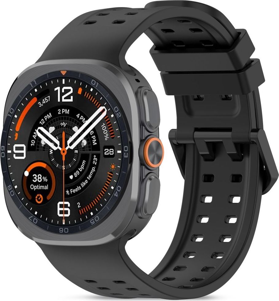 TECH-PROTECT SILICONE AIR SAMSUNG GALAXY WATCH ULTRA 1 / 2 2024-2026 (47 MM) BLACK