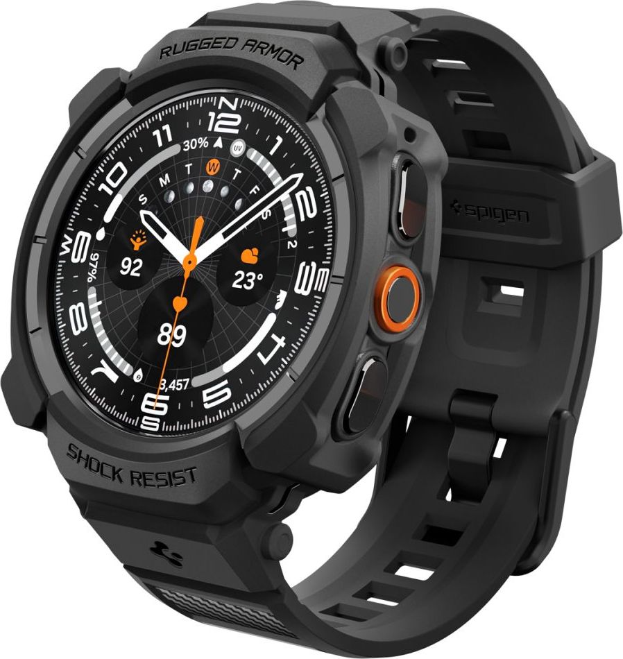 SPIGEN RUGGED ARMOR PRO SAMSUNG GALAXY WATCH ULTRA 2 2026 (47 MM) MATTE BLACK
