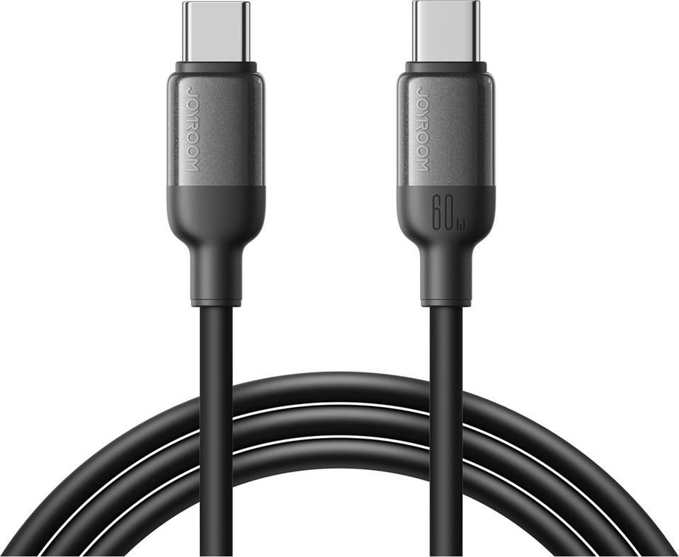 Kabel Joyroom S-A62 Lively Series 60W USB-C - USB-C 1,2 m - černý