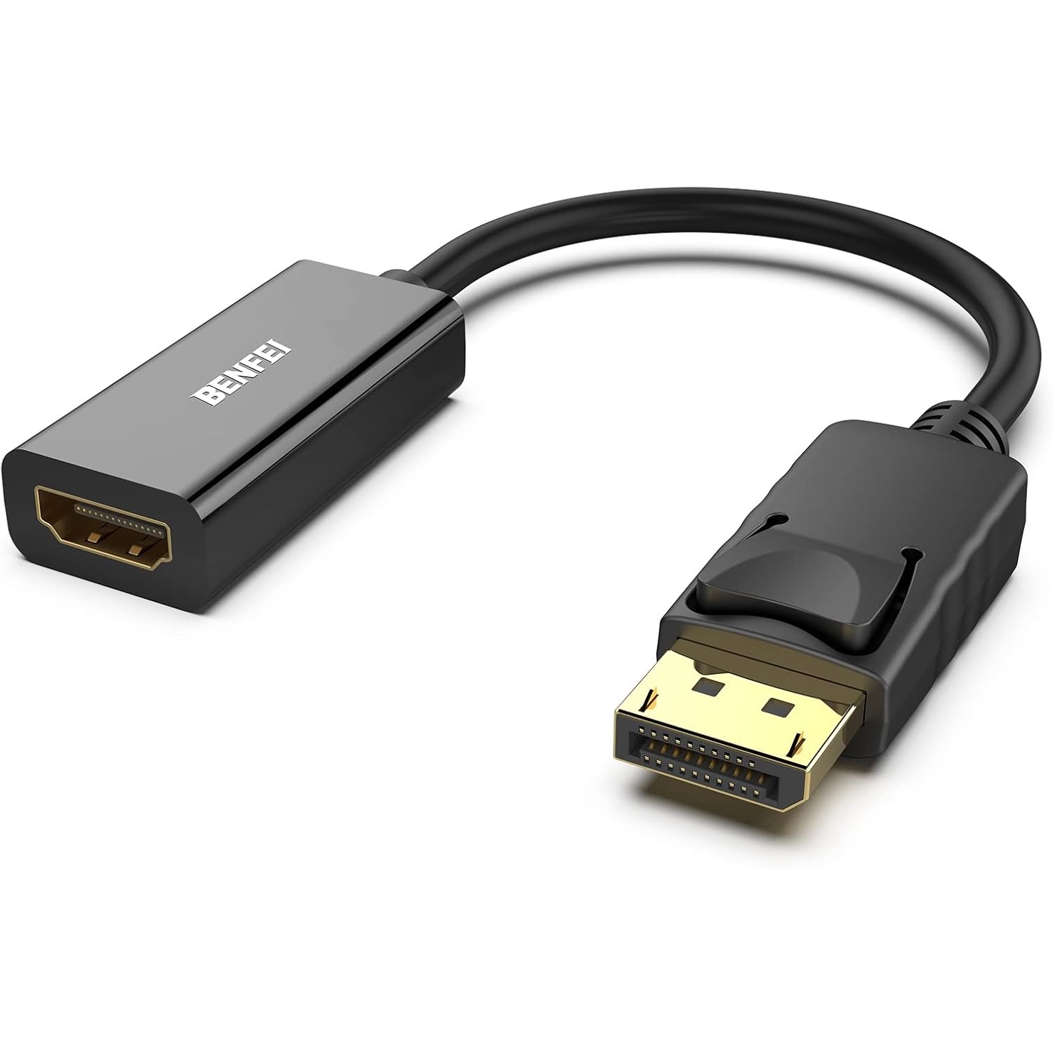 Adaptér BENFEI DisplayPort 1.2 na HDMI 1.4 4K jednosměrný černý