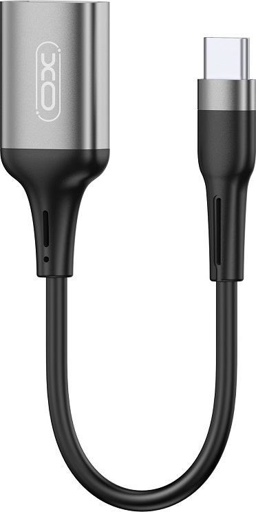 Adaptér XO OTG NB201 USB - USB-C černý