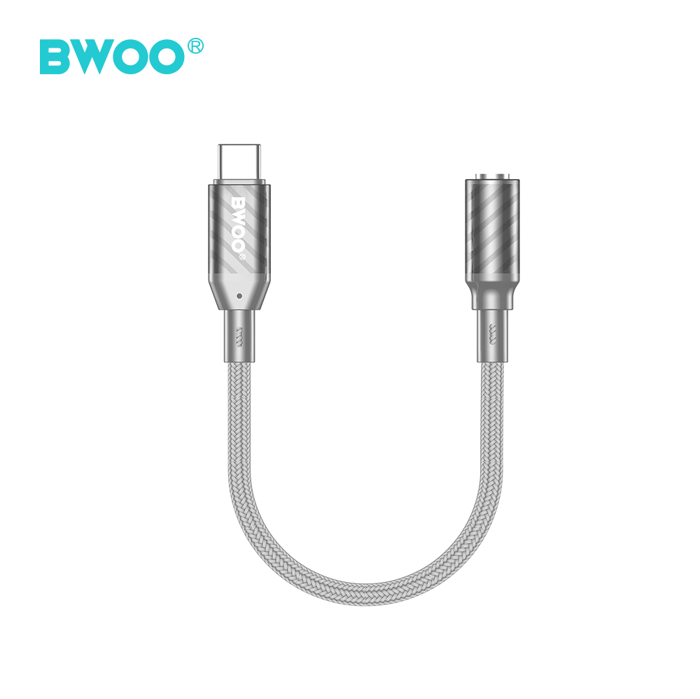 Adaptér BWOO z typu C na 3,5mm jack BZ65