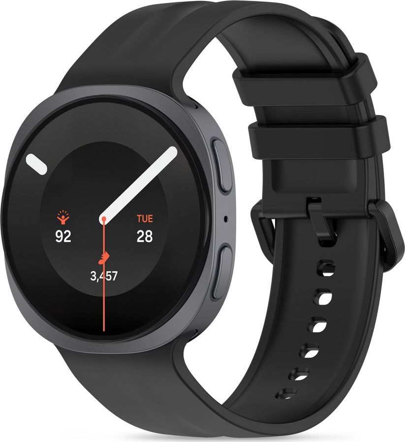 TECH-PROTECT SILICONE EVO SAMSUNG GALAXY WATCH 8 / 9 / CLASSIC (40 / 44 / 46 MM) BLACK
