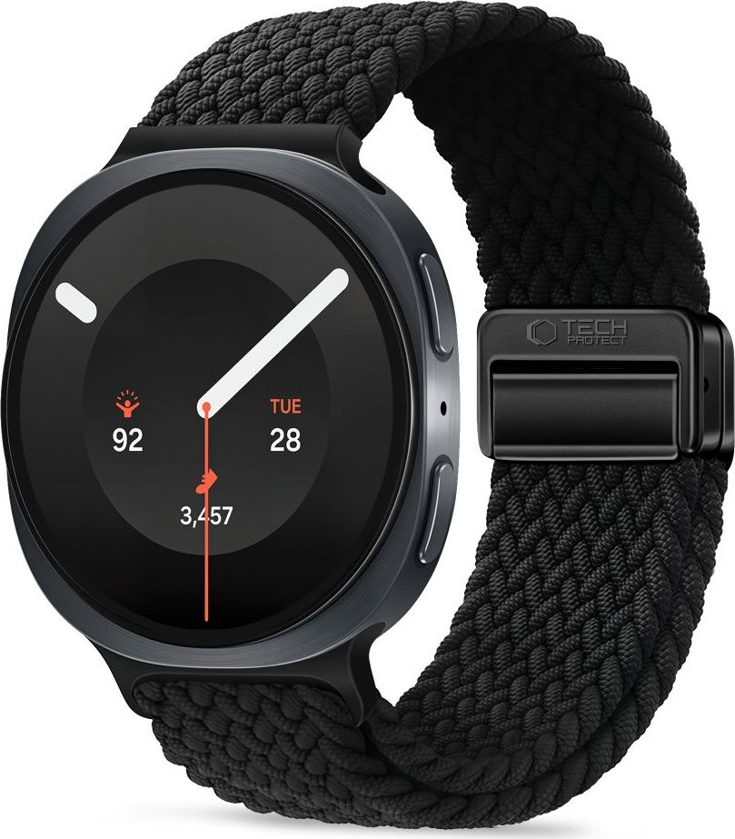 TECH-PROTECT NYLONMAG SAMSUNG GALAXY WATCH 8 / 9 / CLASSIC (40 / 44 / 46 MM) BLACK
