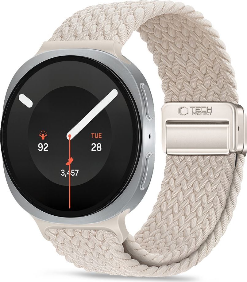 TECH-PROTECT NYLONMAG SAMSUNG GALAXY WATCH 8 / 9 / CLASSIC (40 / 44 / 46 MM) STARLIGHT