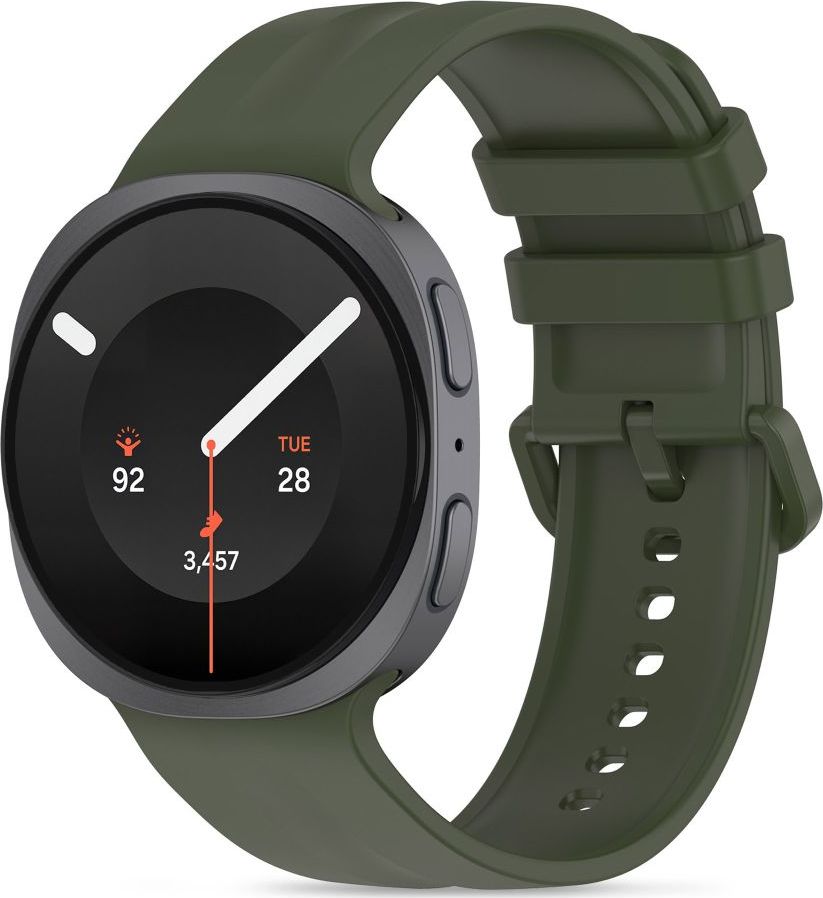 TECH-PROTECT SILICONE EVO SAMSUNG GALAXY WATCH 8 / 9 / CLASSIC (40 / 44 / 46 MM) MILITARY GREEN