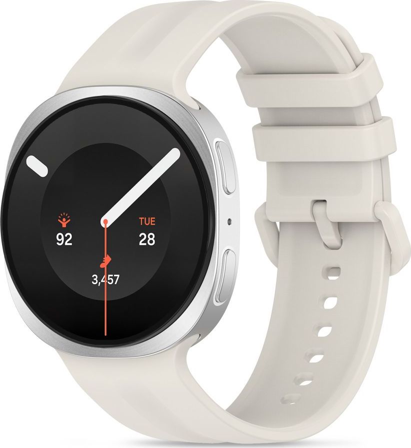 TECH-PROTECT SILICONE EVO SAMSUNG GALAXY WATCH 8 / 9 / CLASSIC (40 / 44 / 46 MM) STARLIGHT