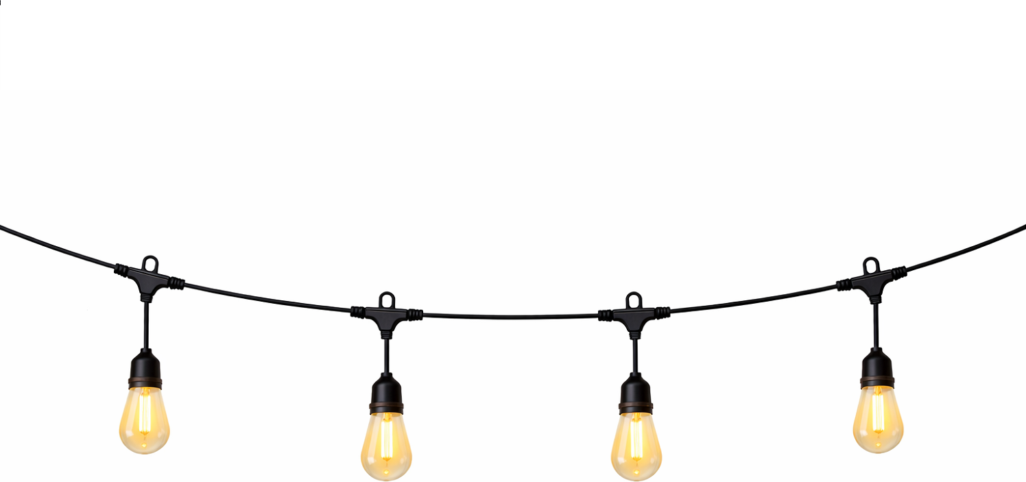 LED řetěz Forever Light 230V FLM-200 7,2m 10 žárovek s vláknem E27 S14