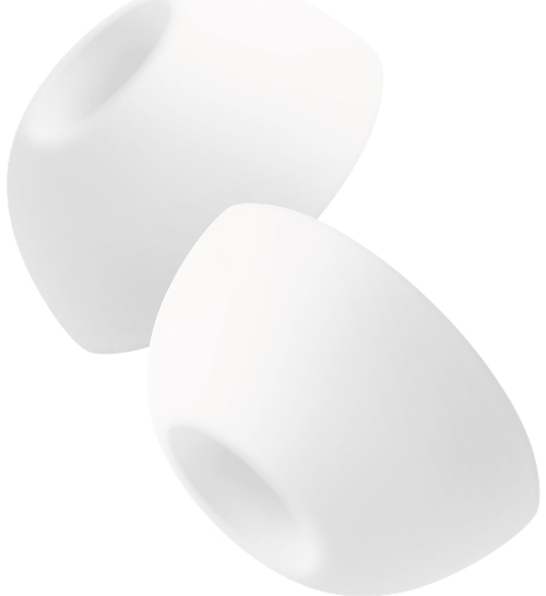 Silikonové špunty FIXED Plugs pro Apple AirPods Pro 3, 2 sady, velikost L