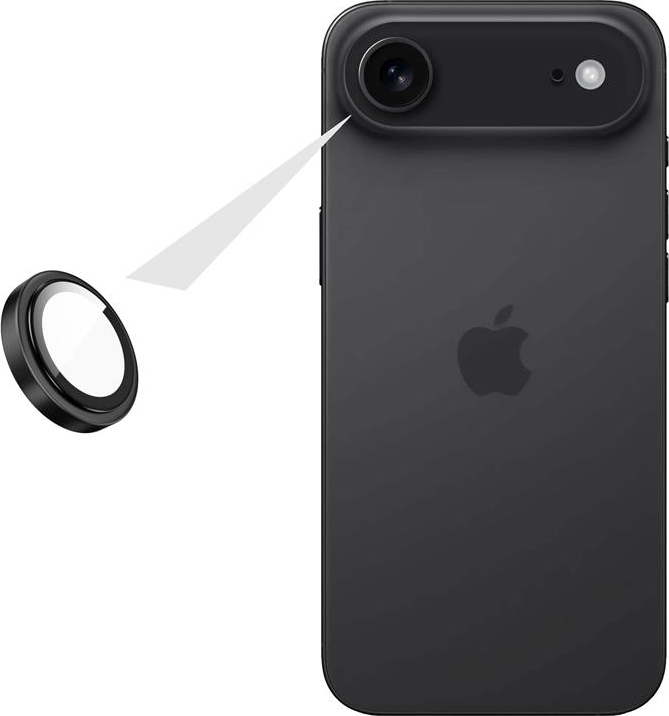 Ochranná skla čoček fotoaparátů FIXED Armor Camera Glass pro Apple iPhone Air, černá
