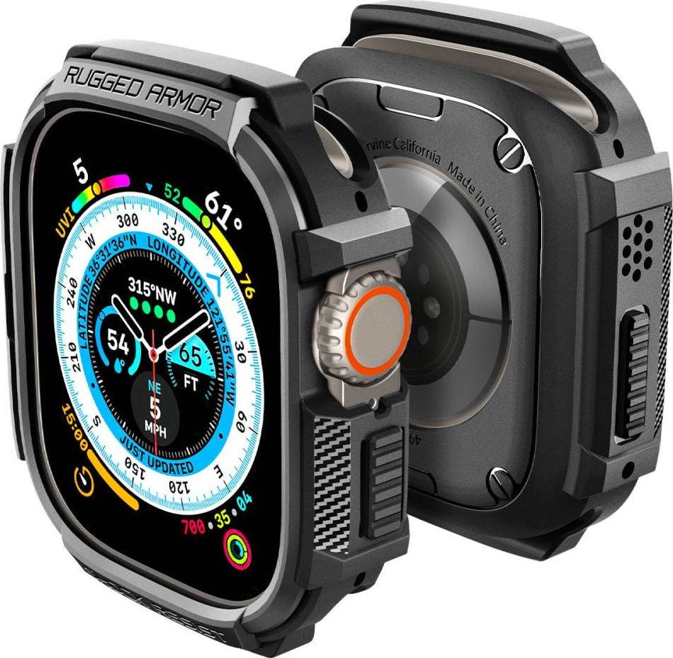 SPIGEN RUGGED ARMOR APPLE WATCH ULTRA 1 / 2 / 3 / 4 (49 MM) MATTE BLACK
