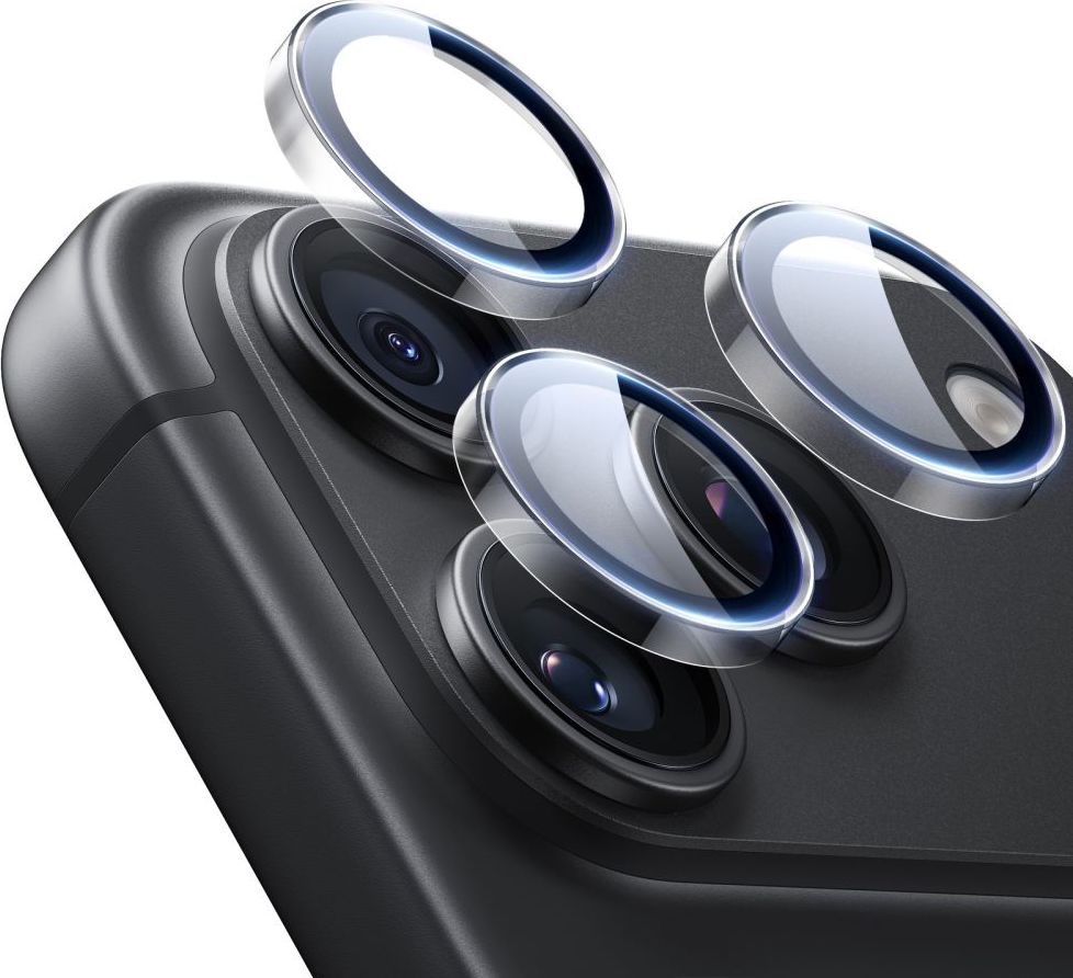 Ochranné sklo na čočku fotoaparátu ESR ARMORITE CAMERA PROTECTOR IPHONE 18 PRO / 18 PRO MAX ČIRÉ (s aplikátorem)