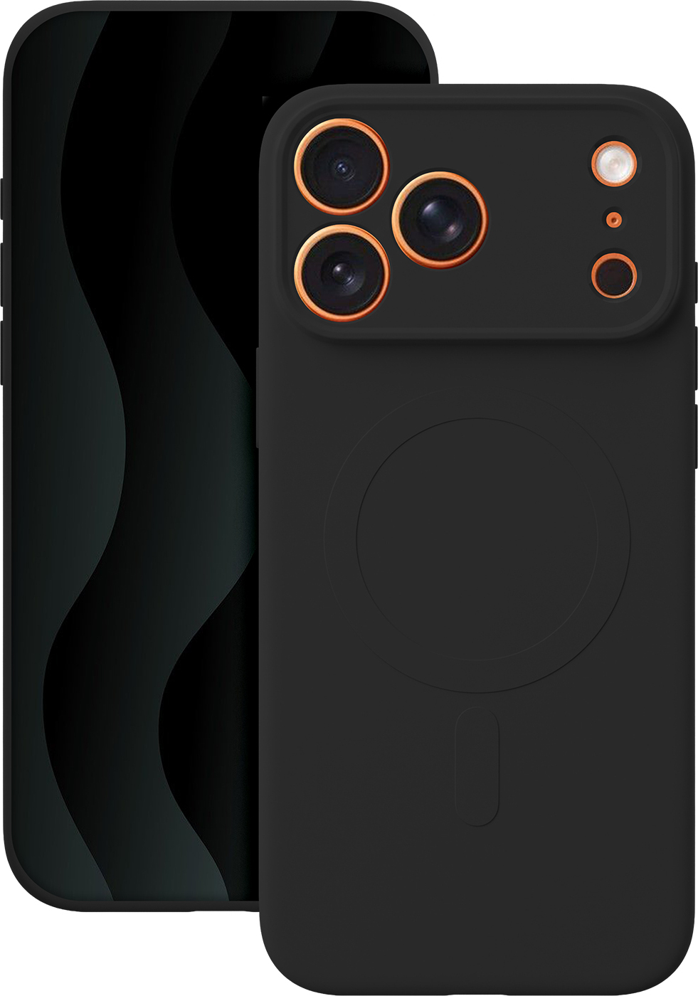TFO Kryt Simple Color Mag pro iPhone 17 Pro Max 6,9" / 18 Pro Max 6,9" černý