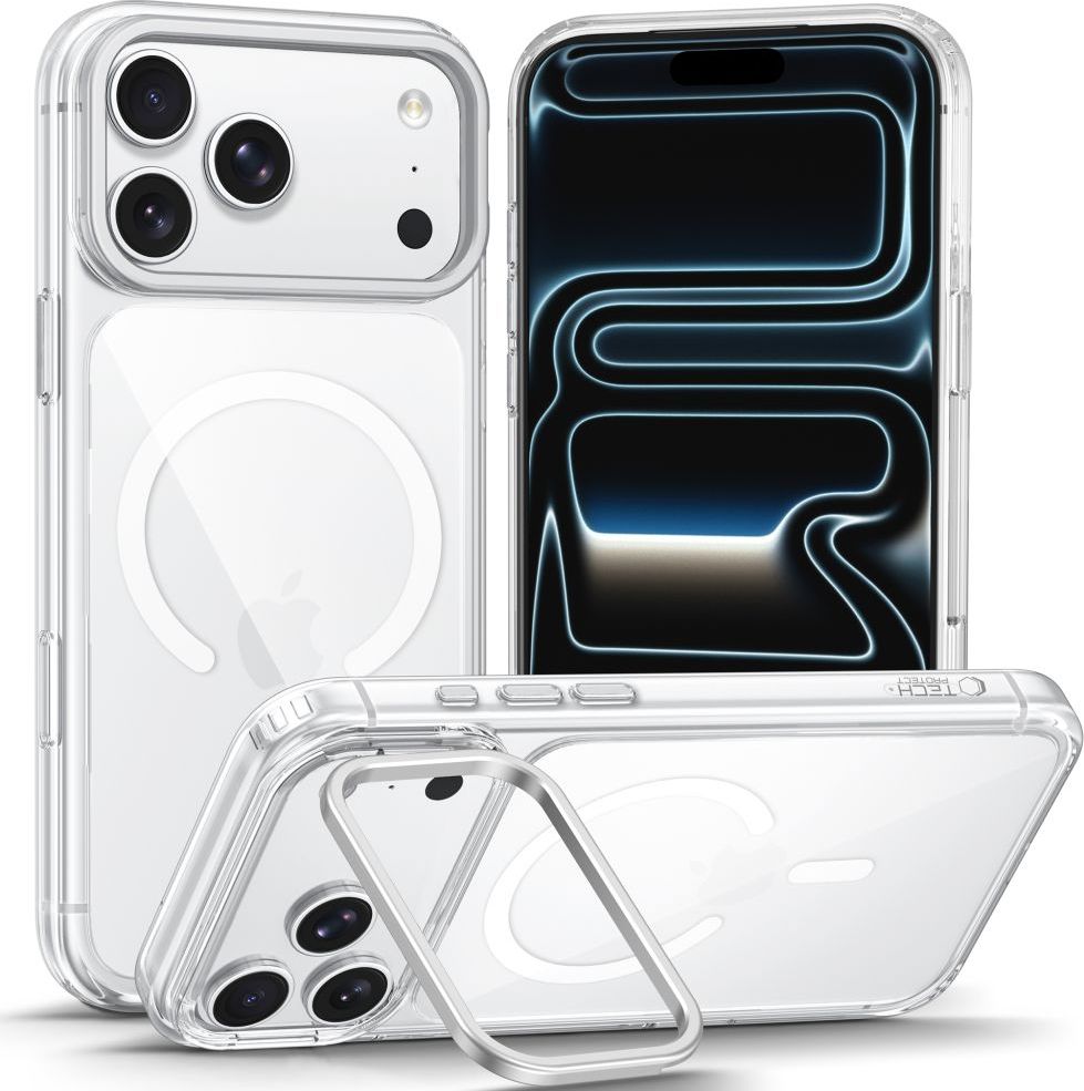 TECH-PROTECT MAGSTAND MAGSAFE CC IPHONE 17 PRO MAX / 18 PRO MAX CLEAR