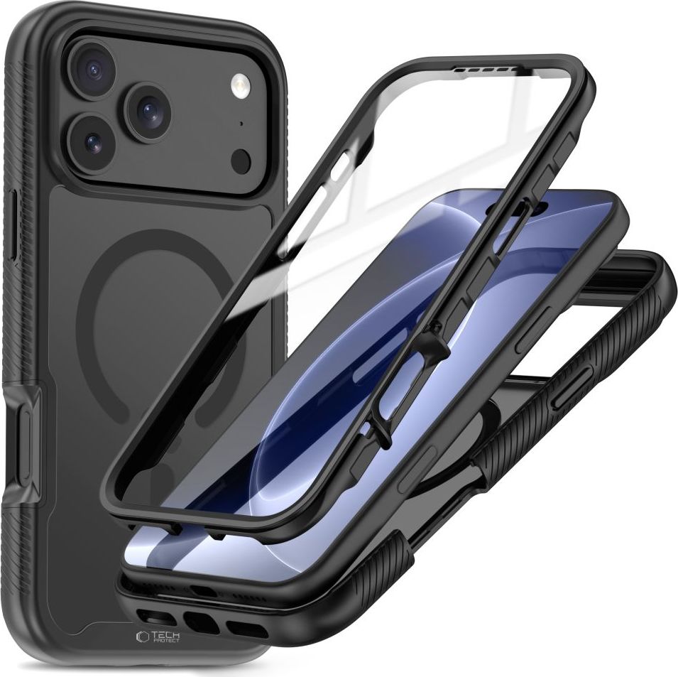 TECH-PROTECT DEFENSE MAGSAFE IPHONE 17 PRO MAX / 18 PRO MAX MATTE BLACK