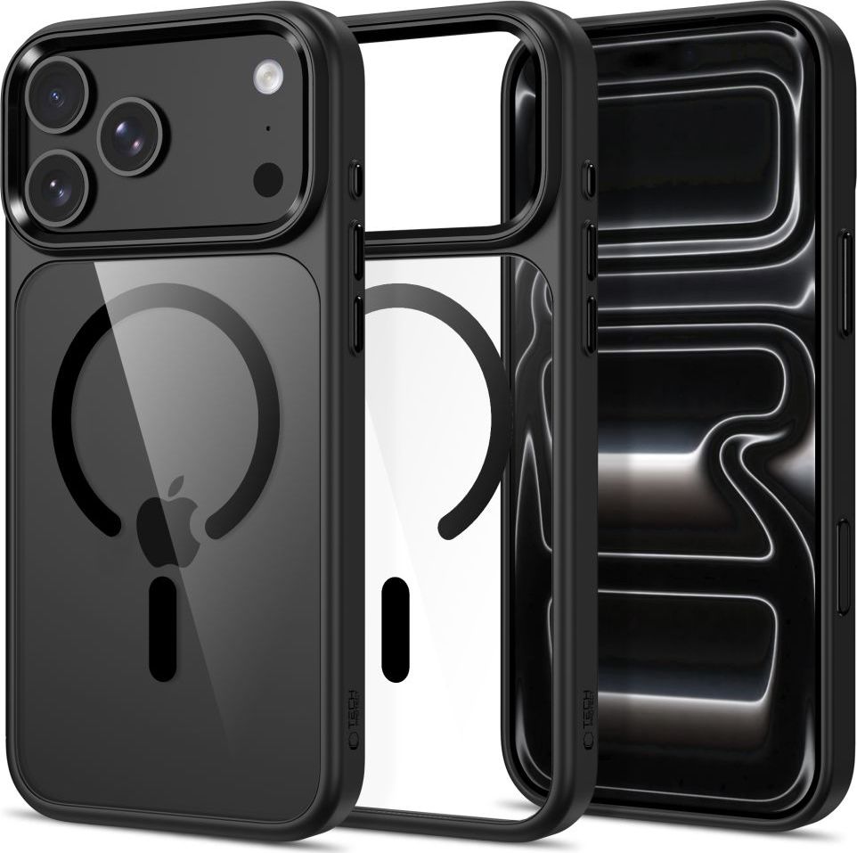 TECH-PROTECT MAGMAT MAGSAFE CC IPHONE 17 PRO MAX / 18 PRO MAX BLACK/CLEAR