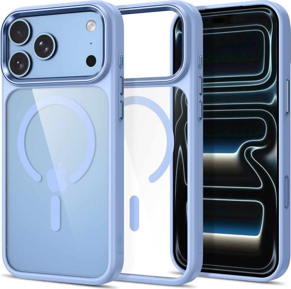 TECH-PROTECT MAGMAT MAGSAFE CC IPHONE 17 PRO MAX / 18 PRO MAX LIGHT BLUE/CLEAR