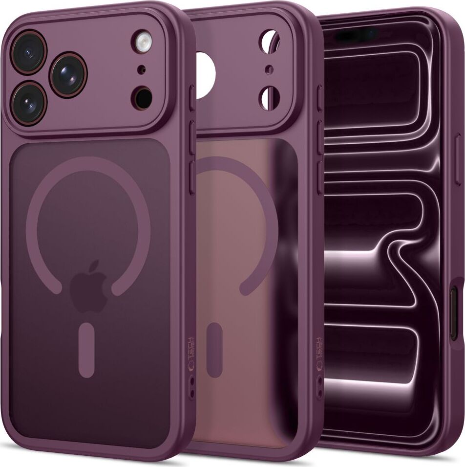 TECH-PROTECT BASICMAG MAGSAFE IPHONE 17 PRO MAX / 18 PRO MAX MATTE BURGUNDY
