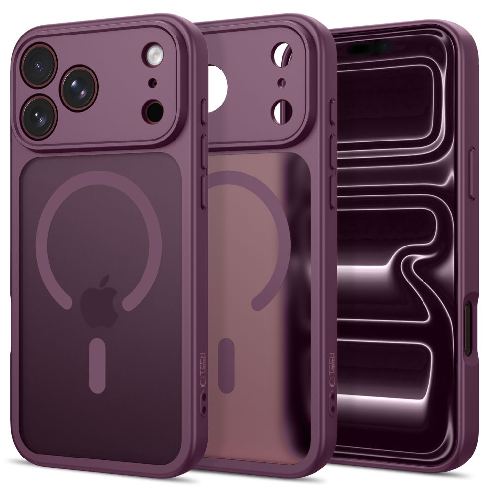 TECH-PROTECT BASICMAG MAGSAFE IPHONE 17 PRO MAX / 18 PRO MAX MATTE BURGUNDY