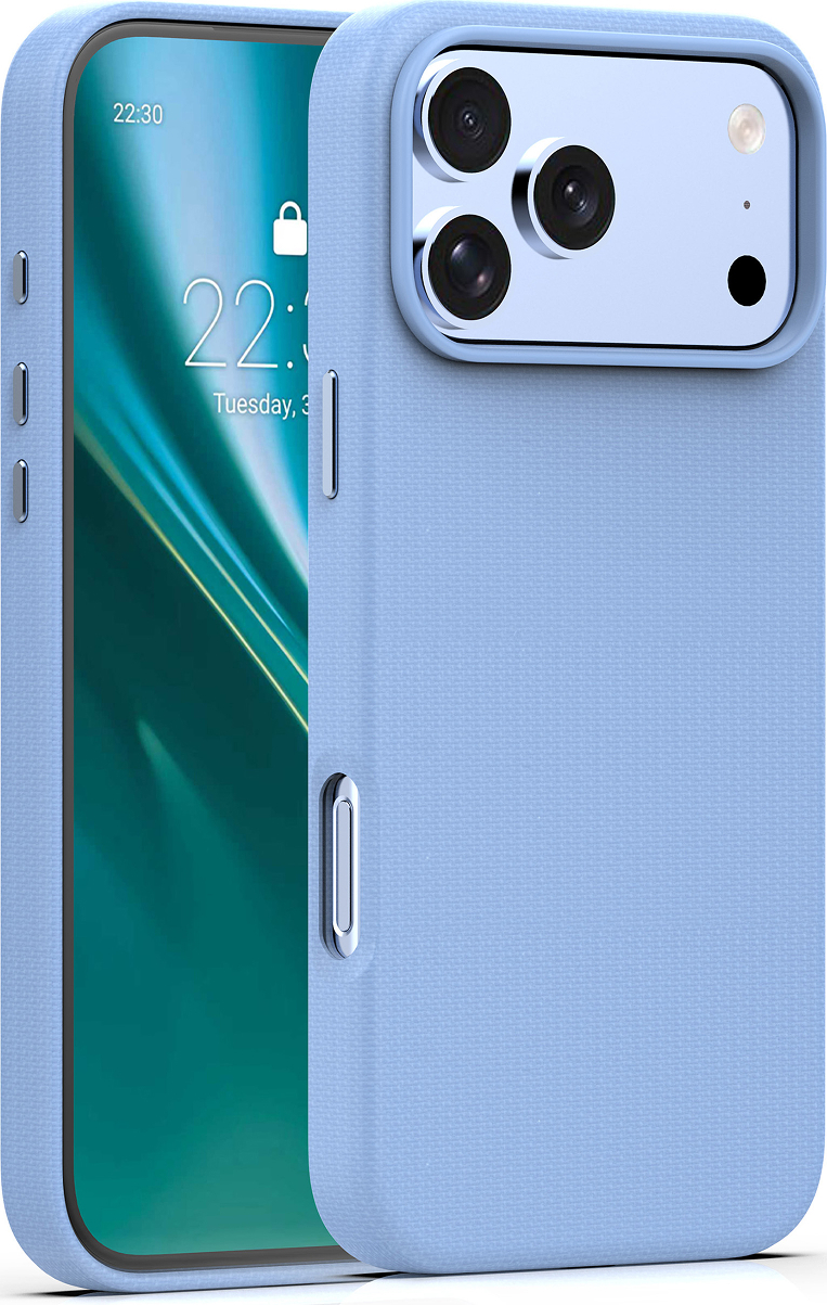 Obal Etteri Elegant Mag pro iPhone 17 Pro Max / 18 Pro Max nebesky modrý