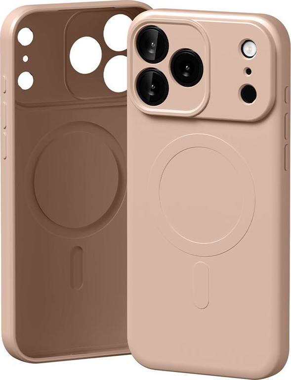 Kryt Mercury Semi-Silicon MagSafe pro iPhone 17 Pro Max / 18 Pro Max růžovo-pískově růžový
