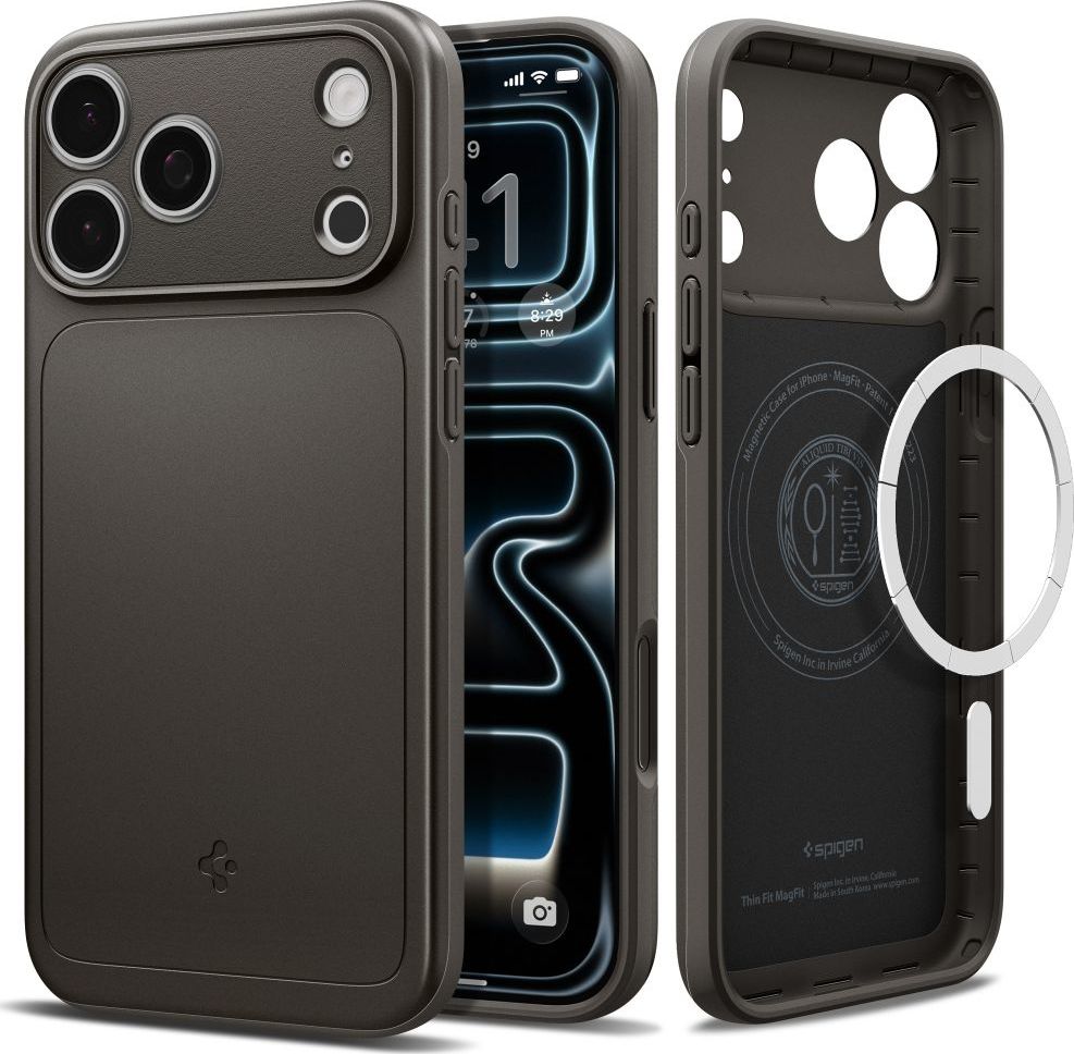 SPIGEN THIN FIT MAGSAFE IPHONE 17 PRO MAX / 18 PRO MAX GUNMETAL