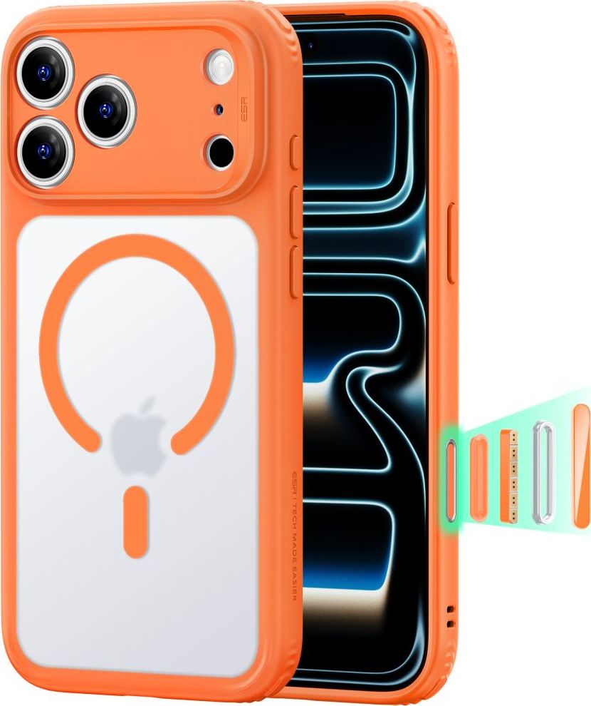 ESR CLASSIC HYBRID MAGSAFE IPHONE 17 PRO MAX / 18 PRO MAX FROSTED ORANGE