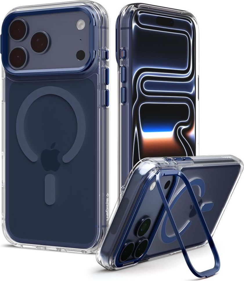 SPIGEN ULTRA HYBRID OPTIK S MAGSAFE IPHONE 17 PRO MAX / 18 PRO MAX CLEAR/DEEP BLUE