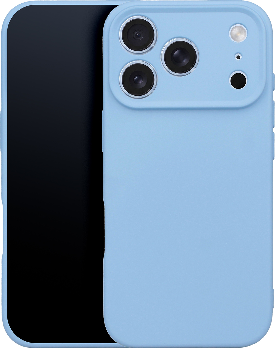 TFO Silikonový kryt pro iPhone 17 Pro Max 6,9" / 18 Pro Max 6,9" nebesky modrý