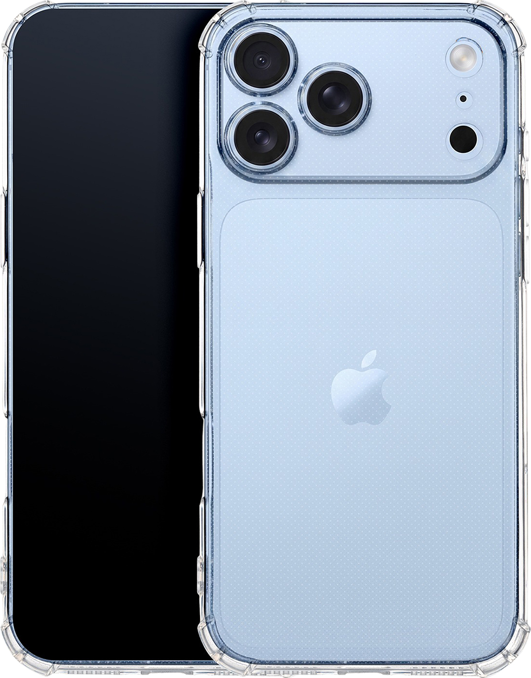 TFO Protišokový kryt o tloušťce 1,5 mm pro iPhone 17 Pro Max 6,9" / 18 Pro Max 6,9" s průhlednou ochranou fotoaparátu