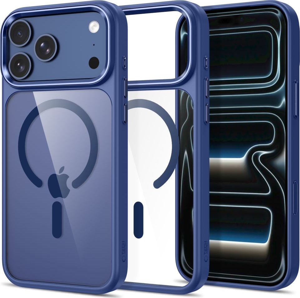 TECH-PROTECT MAGMAT MAGSAFE CC IPHONE 17 PRO / 18 PRO DEEP BLUE/CLEAR