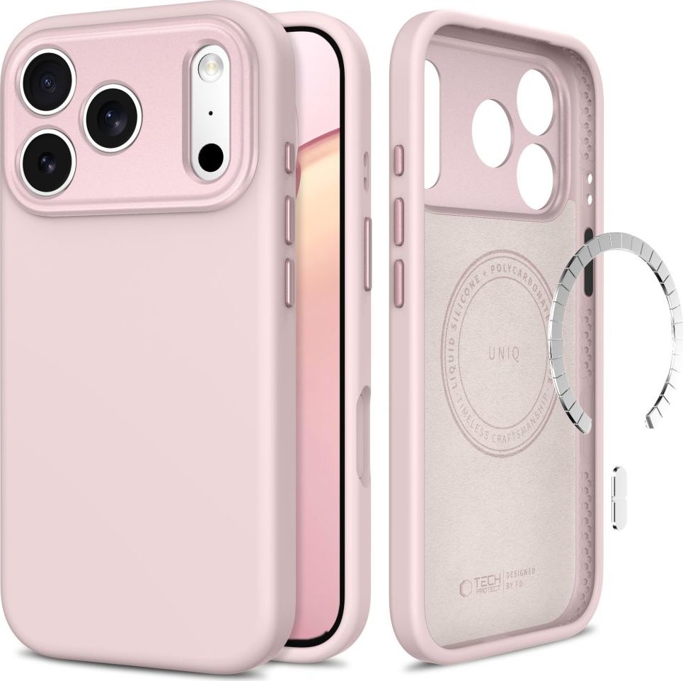 TECH-PROTECT UNIQ MAGSAFE CC IPHONE 17 PRO / 18 PRO SOFT PINK