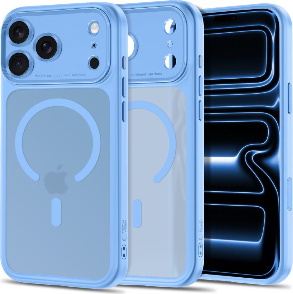 TECH-PROTECT MAGPEAK MAGSAFE CC IPHONE 17 PRO / 18 PRO MATTE LIGHT BLUE