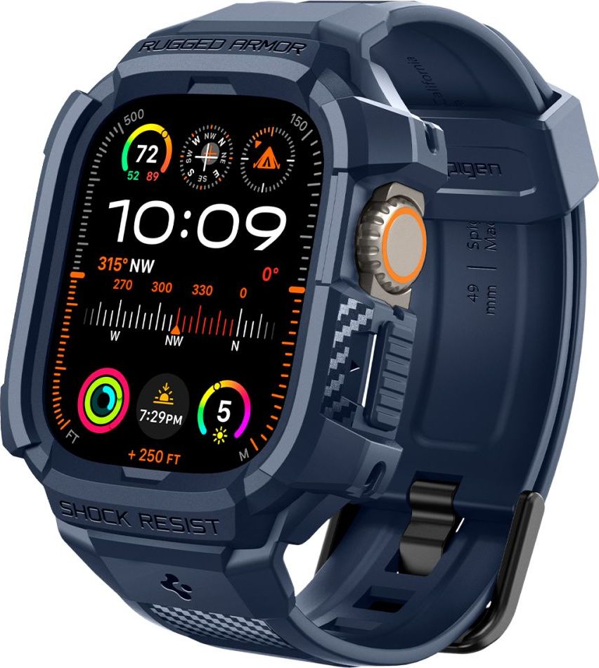 SPIGEN RUGGED ARMOR ”PRO” APPLE WATCH ULTRA 1 / 2 / 3 / 4 (49 MM) NAVY BLUE