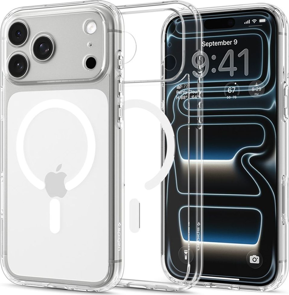 SPIGEN ULTRA HYBRID MAGSAFE IPHONE 17 PRO / 18 PRO CLEAR/WHITE