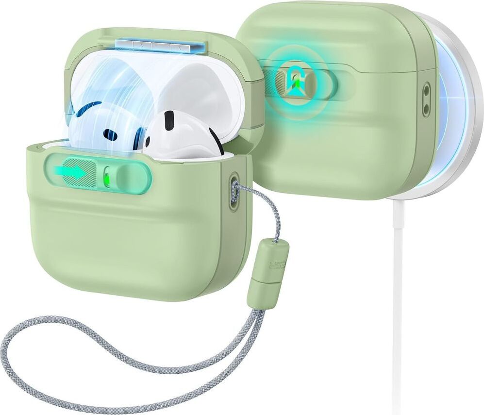 ESR PULSE HALOLOCK MAGSAFE APPLE AIRPODS 4 / 5 LIGHT GREEN