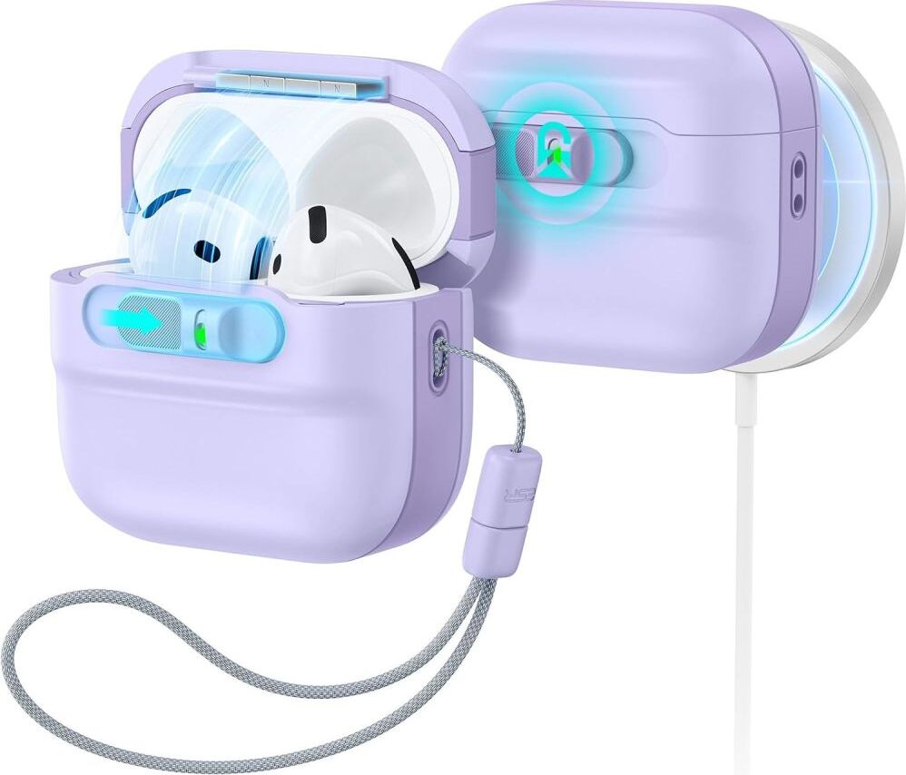 ESR PULSE HALOLOCK MAGSAFE APPLE AIRPODS 4 / 5 LAVENDER