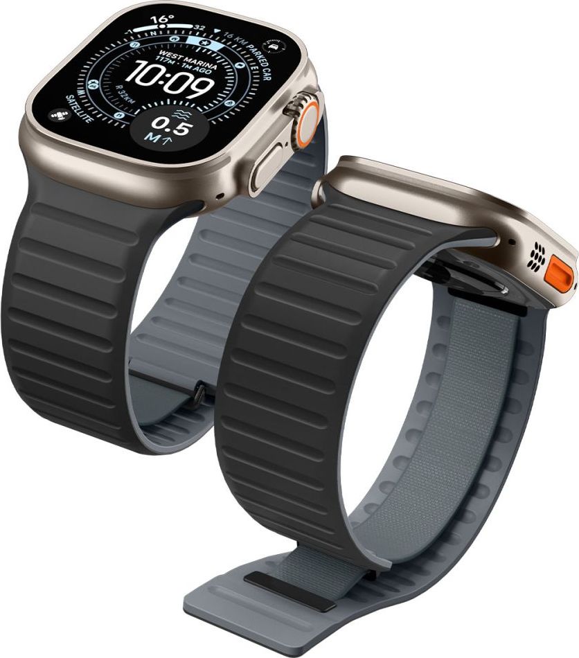 SPIGEN ATHLEX AIR M APPLE WATCH 8 / 9 / 10 / 11 / 12 / SE / ULTRA (44 / 45 / 46 / 49 MM) ACTIVE BLACK/GREY