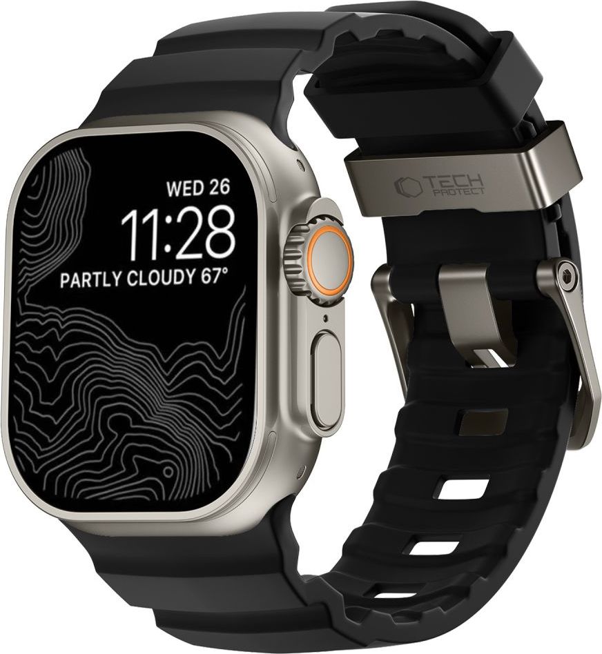 TECH-PROTECT MOTION APPLE WATCH 8 / 9 / 10 / 11 / 12 / SE / ULTRA (44 / 45 / 46 / 49 MM) BLACK