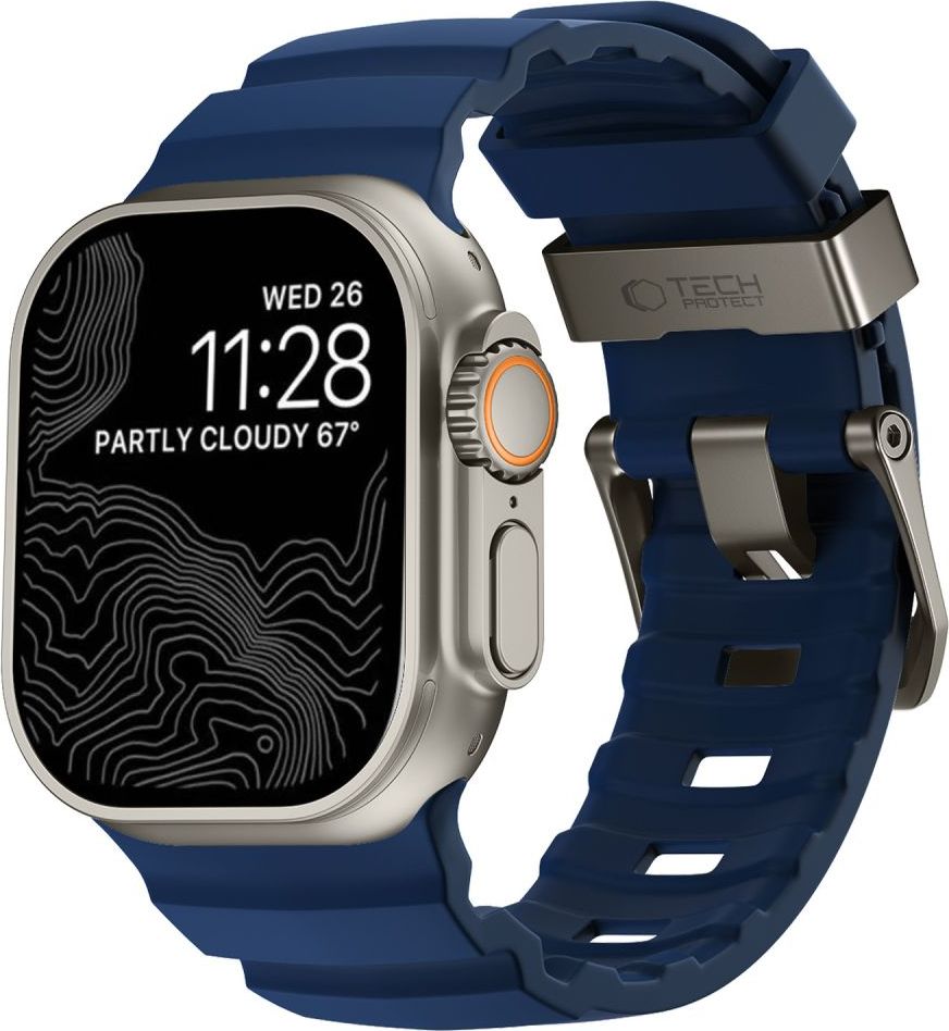 TECH-PROTECT MOTION APPLE WATCH 8 / 9 / 10 / 11 / 12 / SE / ULTRA (44 / 45 / 46 / 49 MM) NAUTICAL BLUE