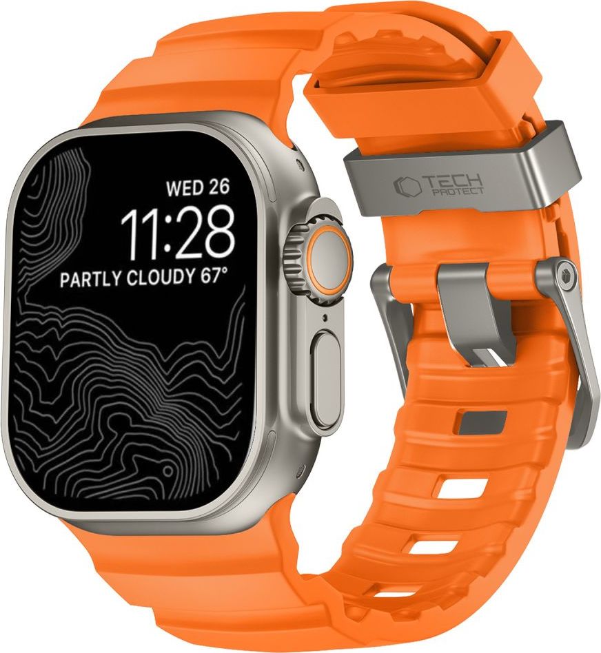 TECH-PROTECT MOTION APPLE WATCH 8 / 9 / 10 / 11 / 12 / SE / ULTRA (44 / 45 / 46 / 49 MM) SIGNAL ORANGE