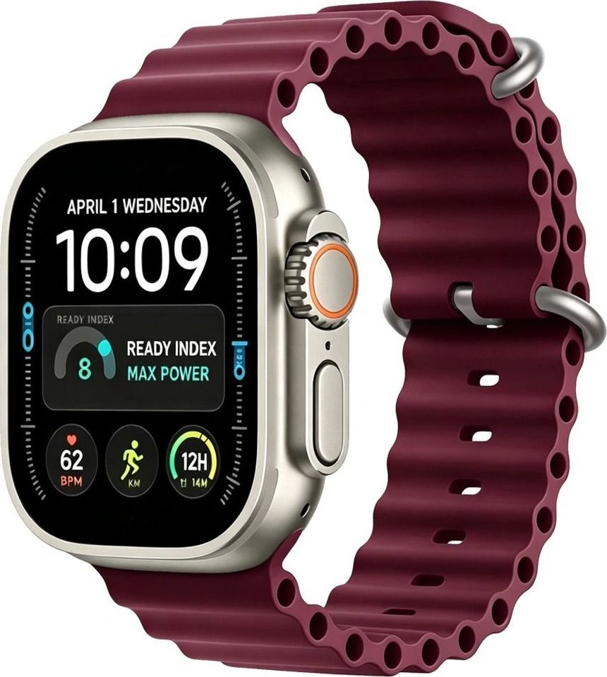 TECH-PROTECT ICONBAND PRO APPLE WATCH 8 / 9 / 10 / 11 / 12 / SE / ULTRA (44 / 45 / 46 / 49 MM) DEEP BURGUNDY