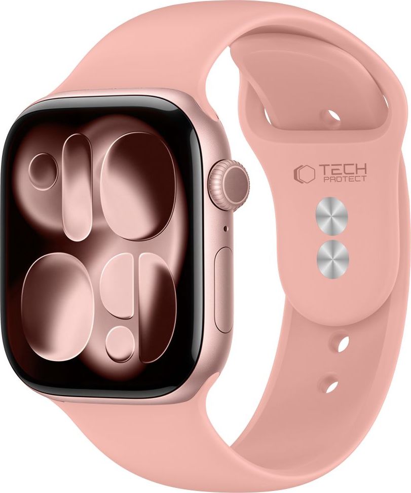 TECH-PROTECT SILICONE APPLE WATCH 8 / 9 / 10 / 11 / 12 / SE / ULTRA (44 / 45 / 46 / 49 MM) DUSTY ROSE
