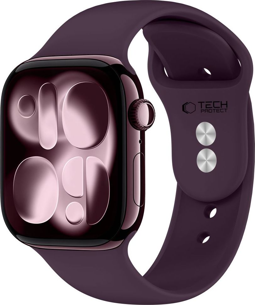 TECH-PROTECT SILICONE APPLE WATCH 8 / 9 / 10 / 11 / 12 / SE / ULTRA (44 / 45 / 46 / 49 MM) DEEP BURGUNDY